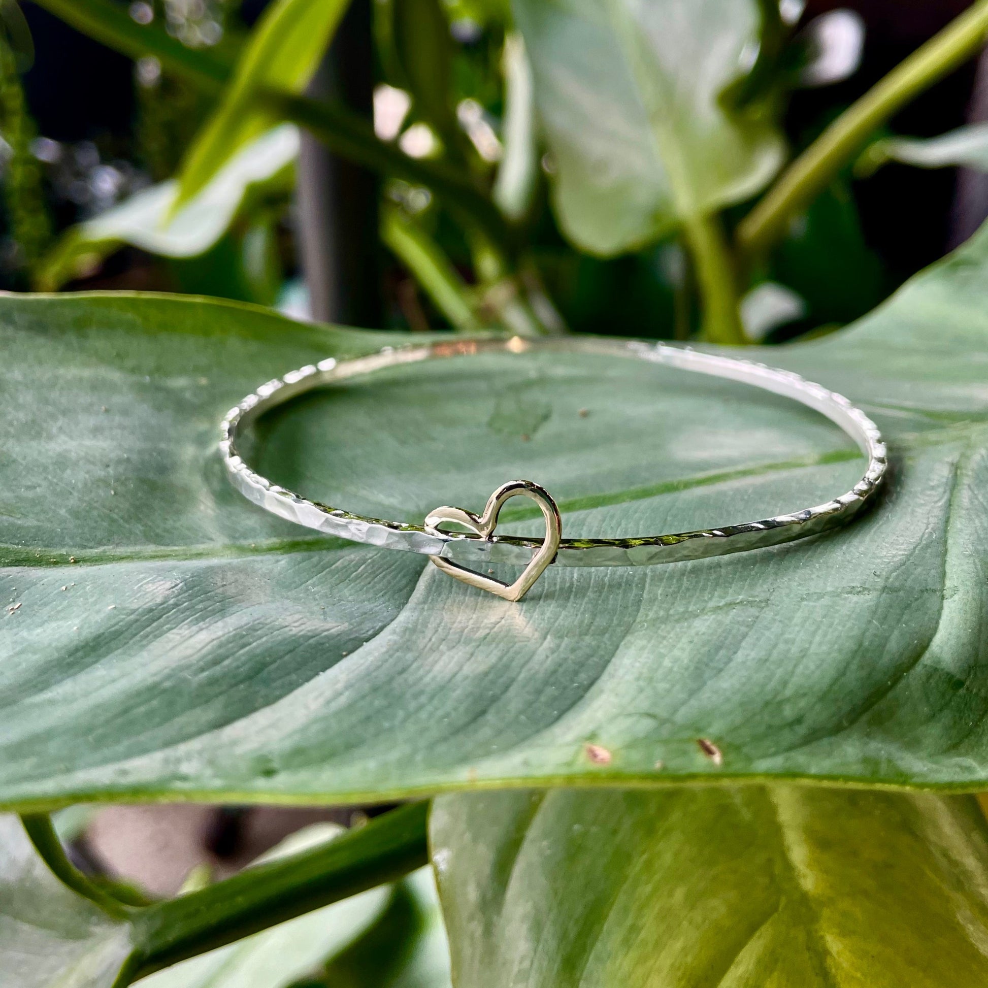 Forged love handcrafted bangle - Mckenna Kay Designs