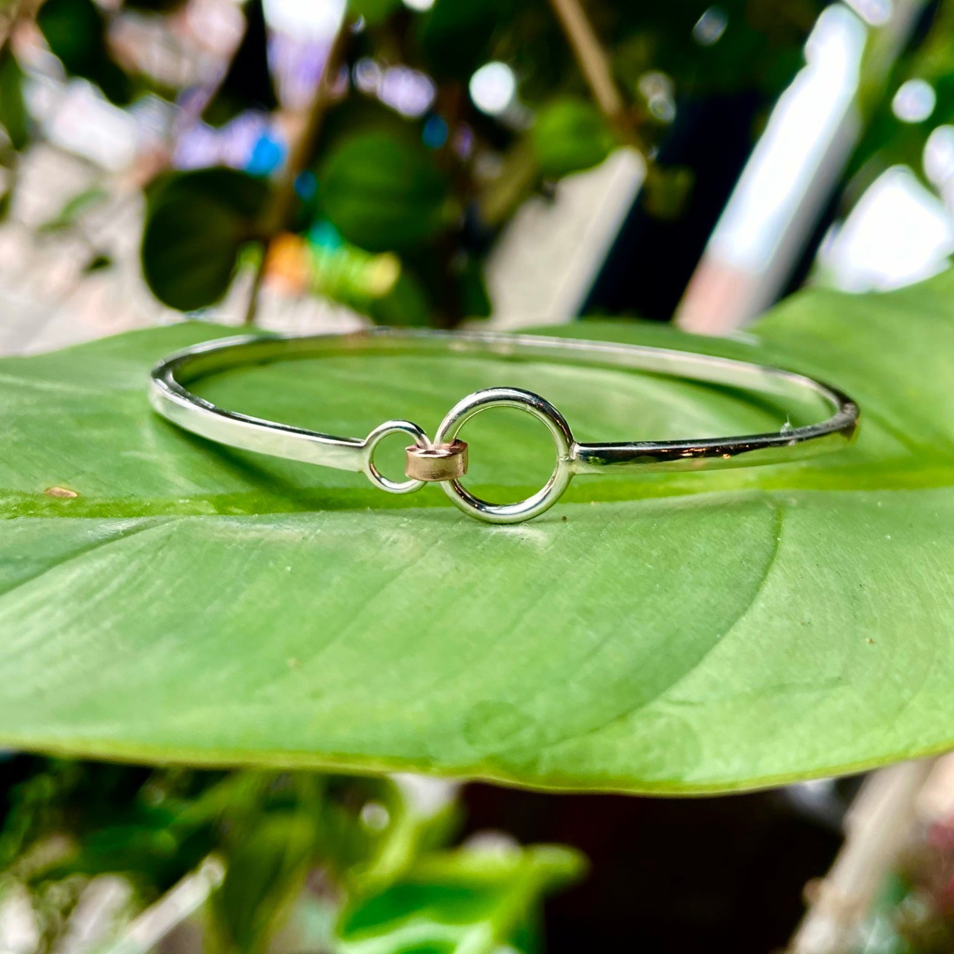 connection | double circle bangle - Mckenna Kay Designs