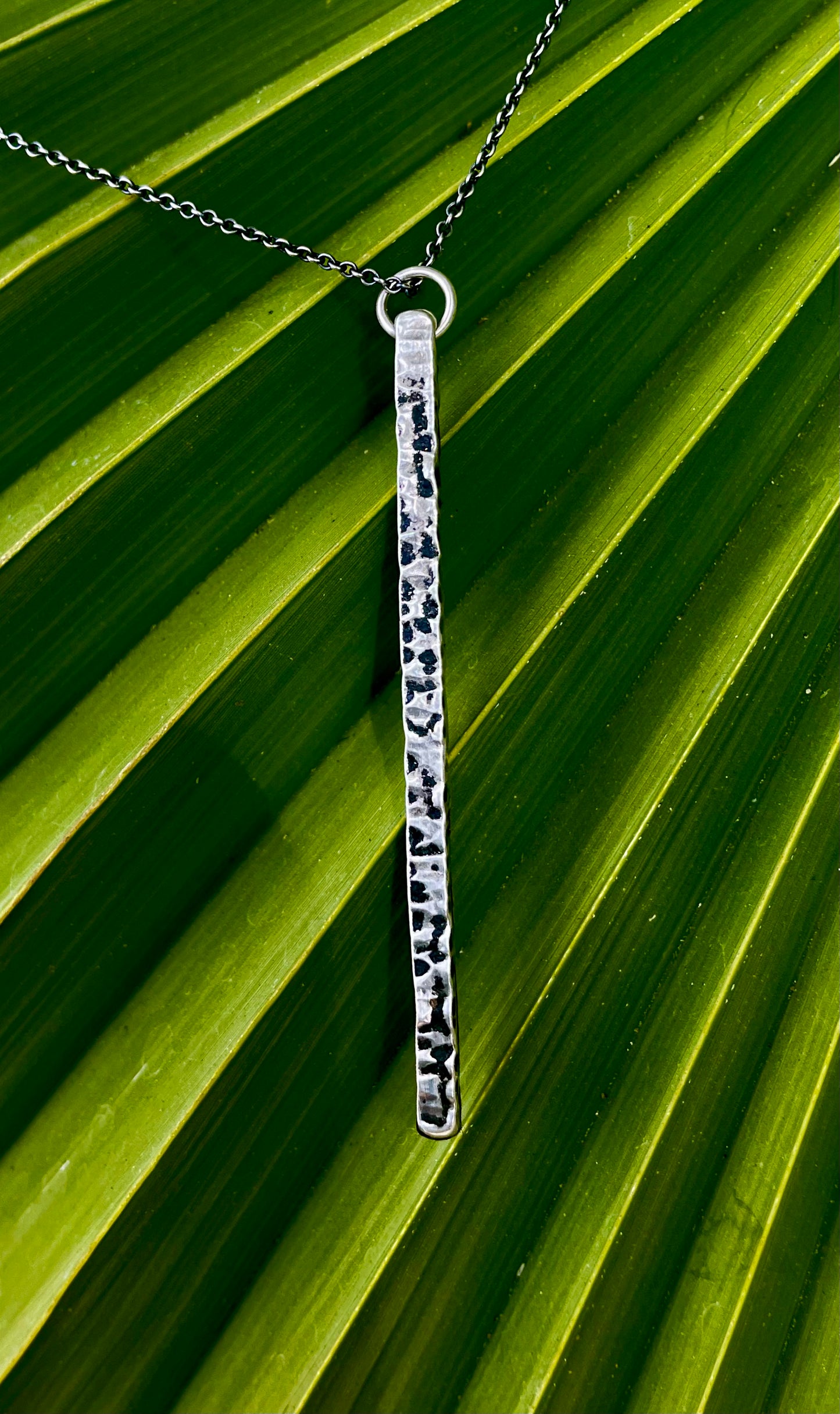 Exhale silver pendant